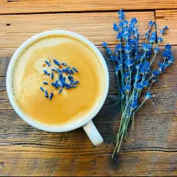 Hot Lavender Latte